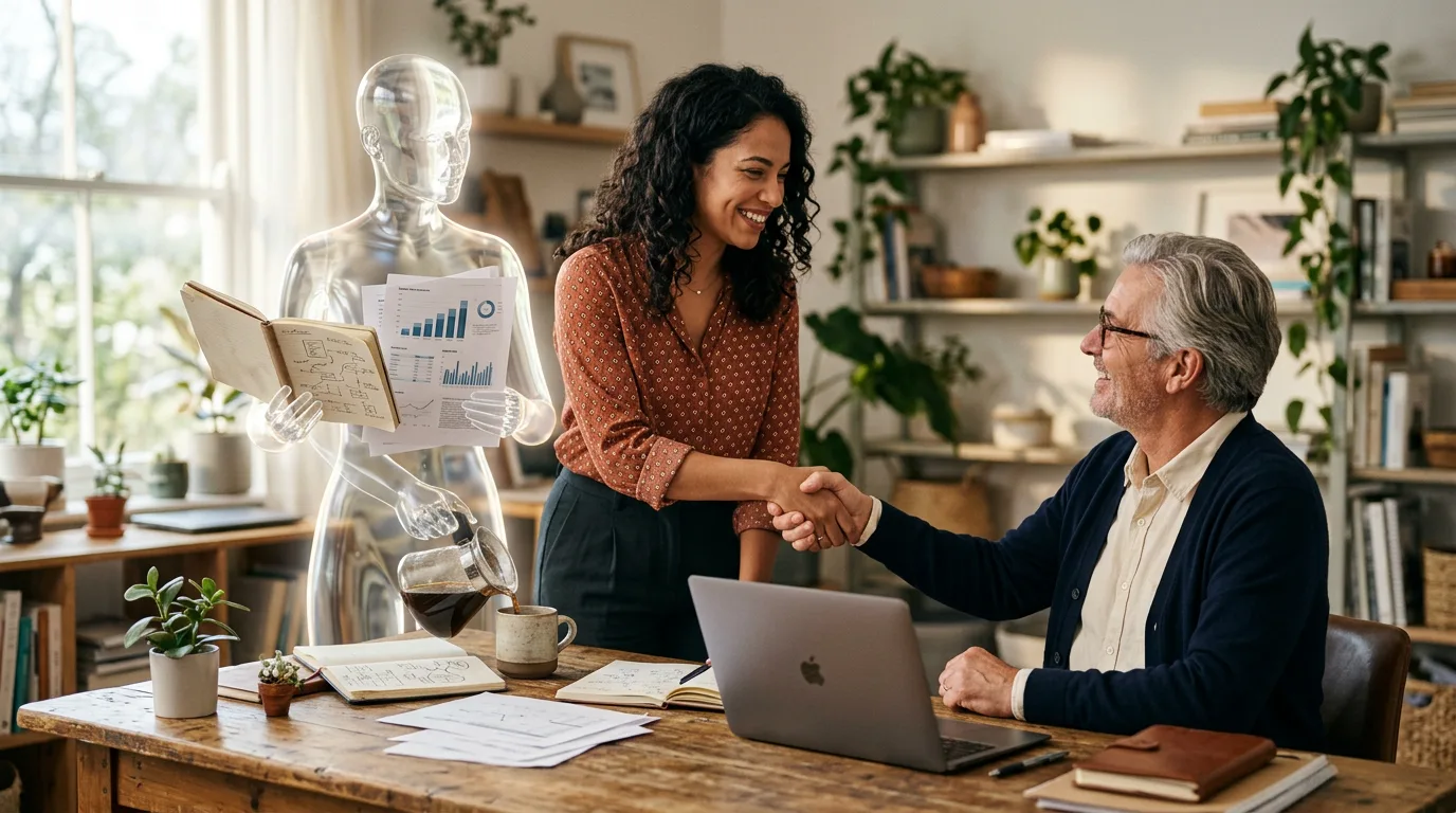 IA qui parle au lieu de remplacer : l'augmentation qui fait grossir ton business