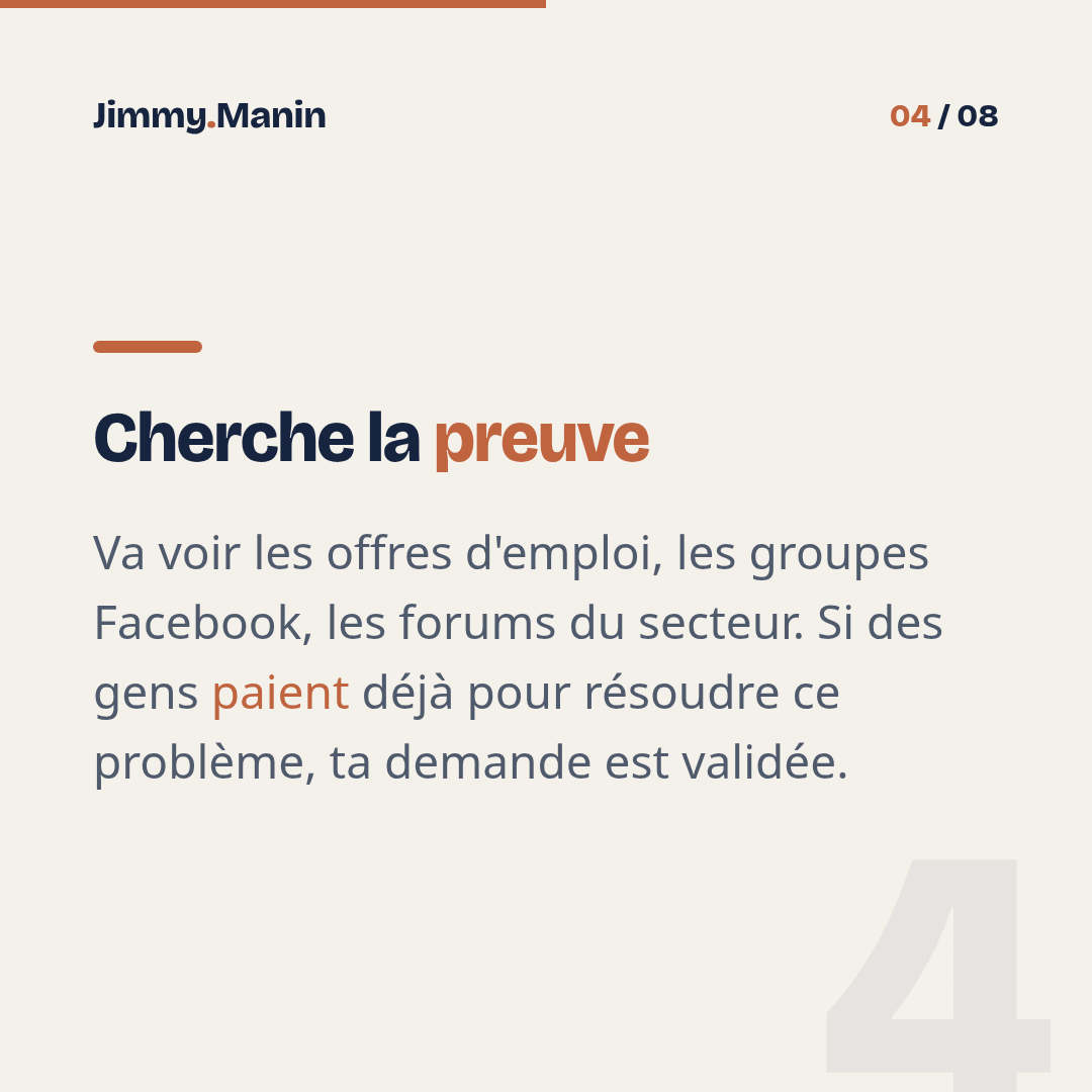 Choisir sa niche IA rentable en 1 après-midi — 4/8