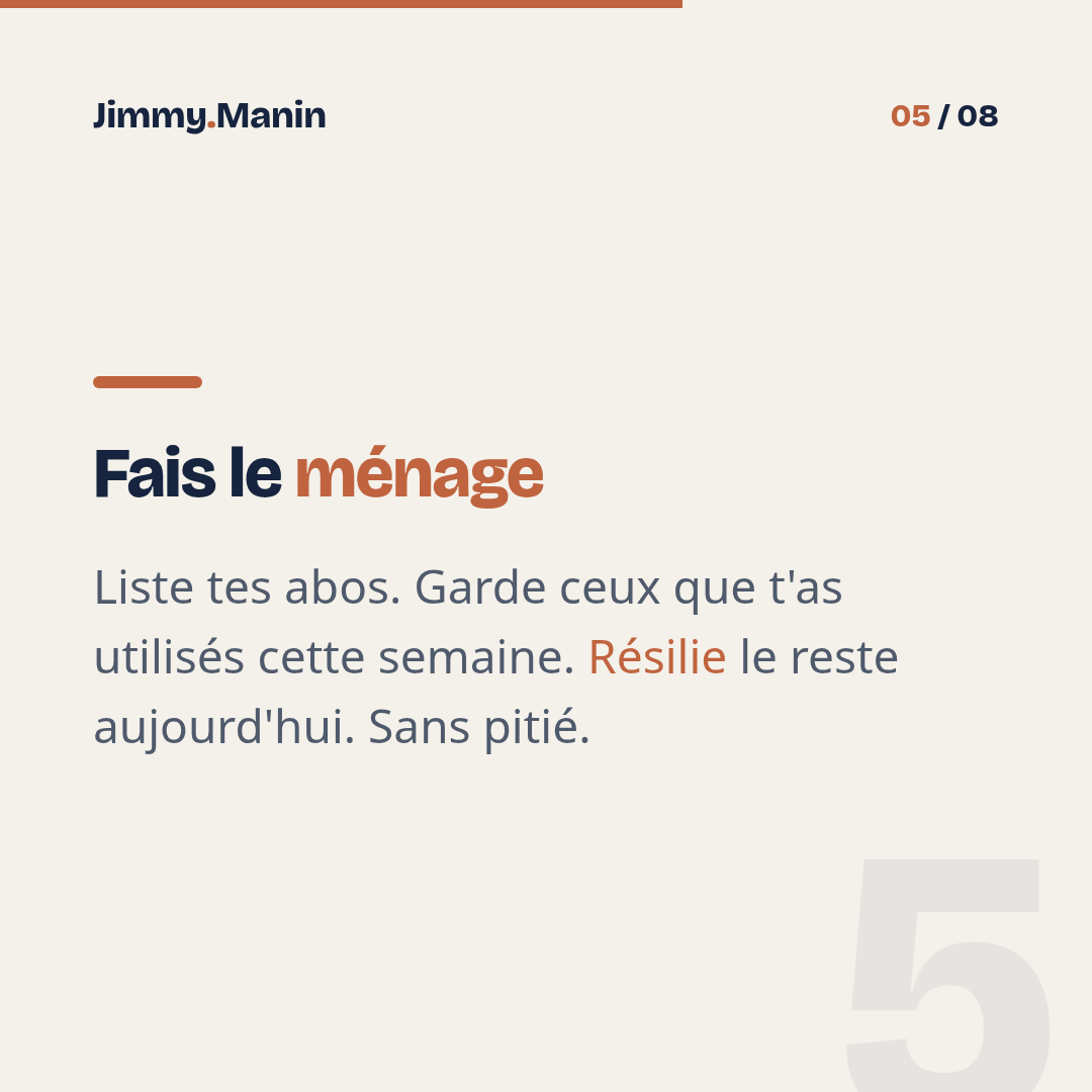 Arrêter d'empiler les outils IA — 5/8