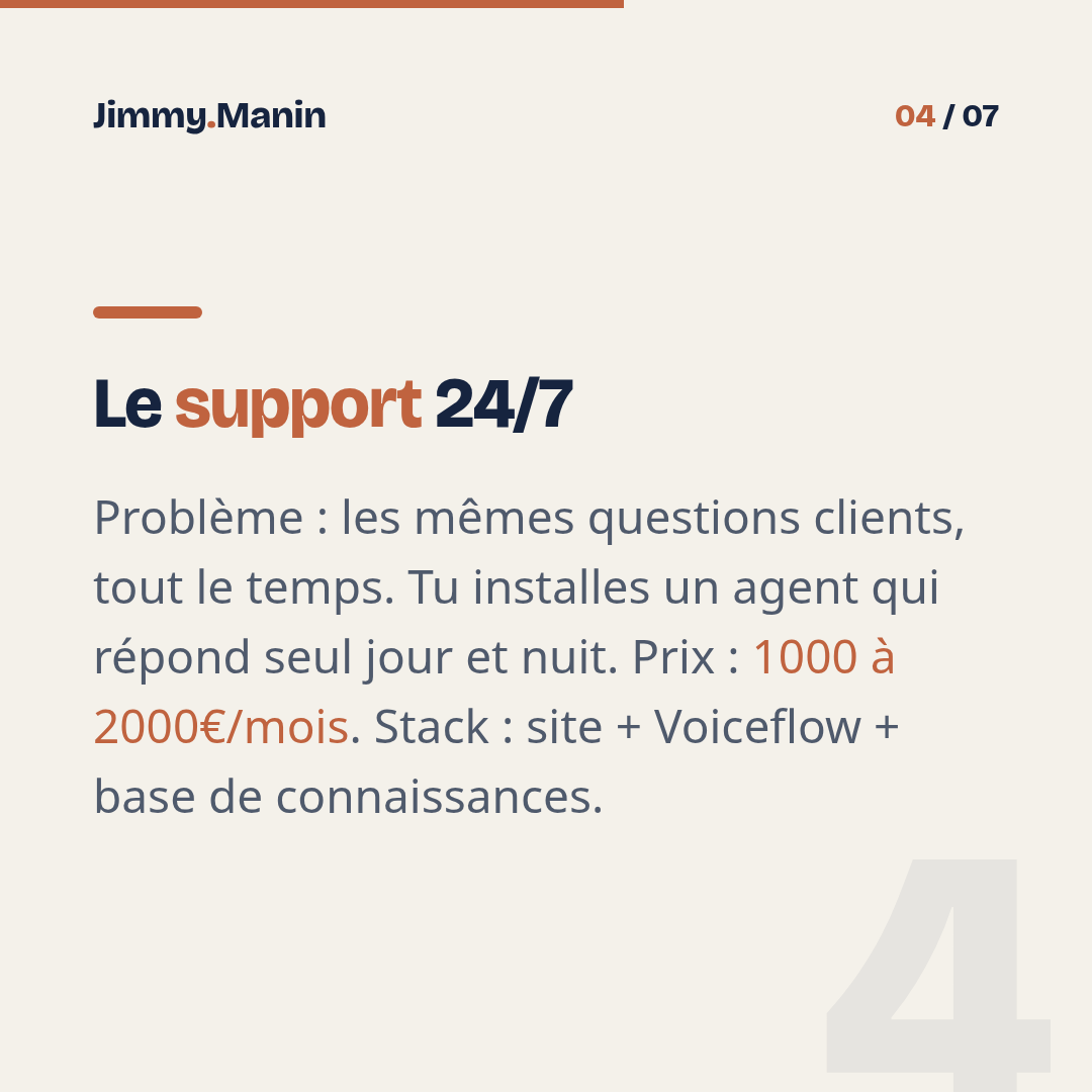 3 automatisations IA que les PME paient 500 à 2000€/mois — 4/7