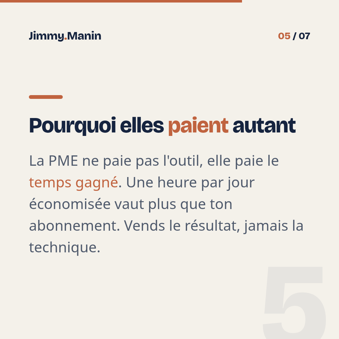 3 automatisations IA que les PME paient 500 à 2000€/mois — 5/7