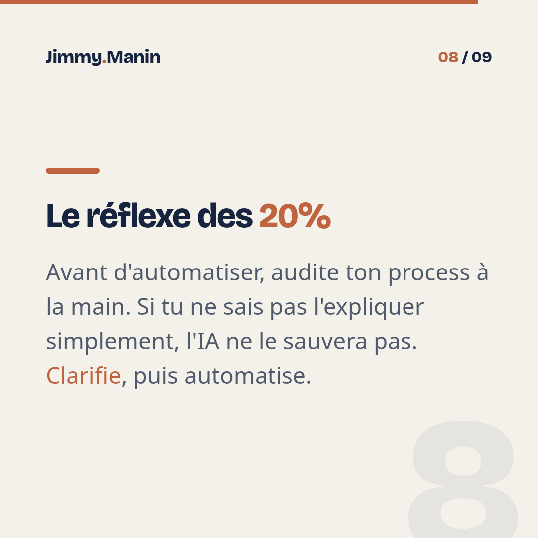 Pourquoi 80% des projets IA échouent (et comment je fais partie des 20%) — 8/9