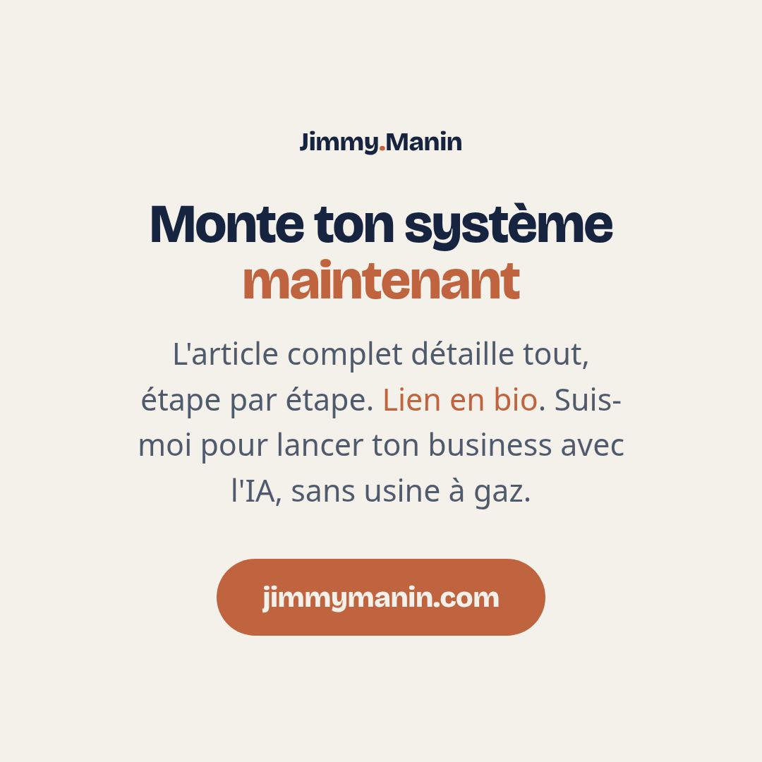 Le système de support client IA niveau 1 quand tu es seul — 7/7