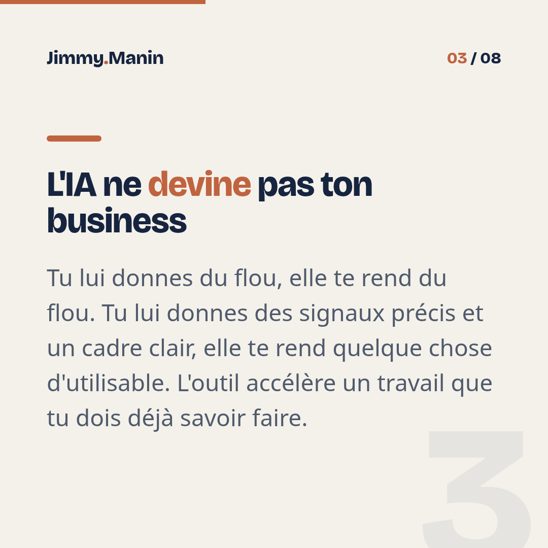 Personnaliser ta prospection IA sans tomber dans le spam — 3/8
