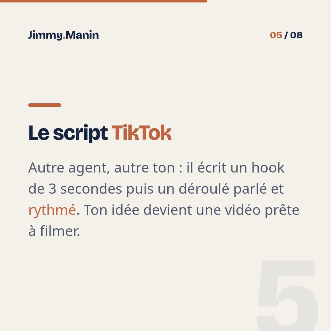 Le workflow d'agents IA qui produit ton contenu pour 3 plateformes — 5/8
