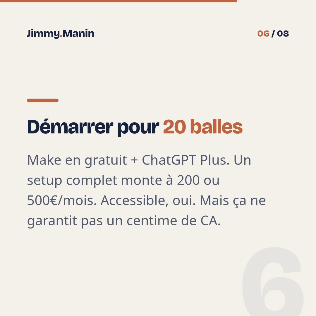 Le vrai du flan derrière les 27 000€ en 30 jours avec l'IA — 6/8